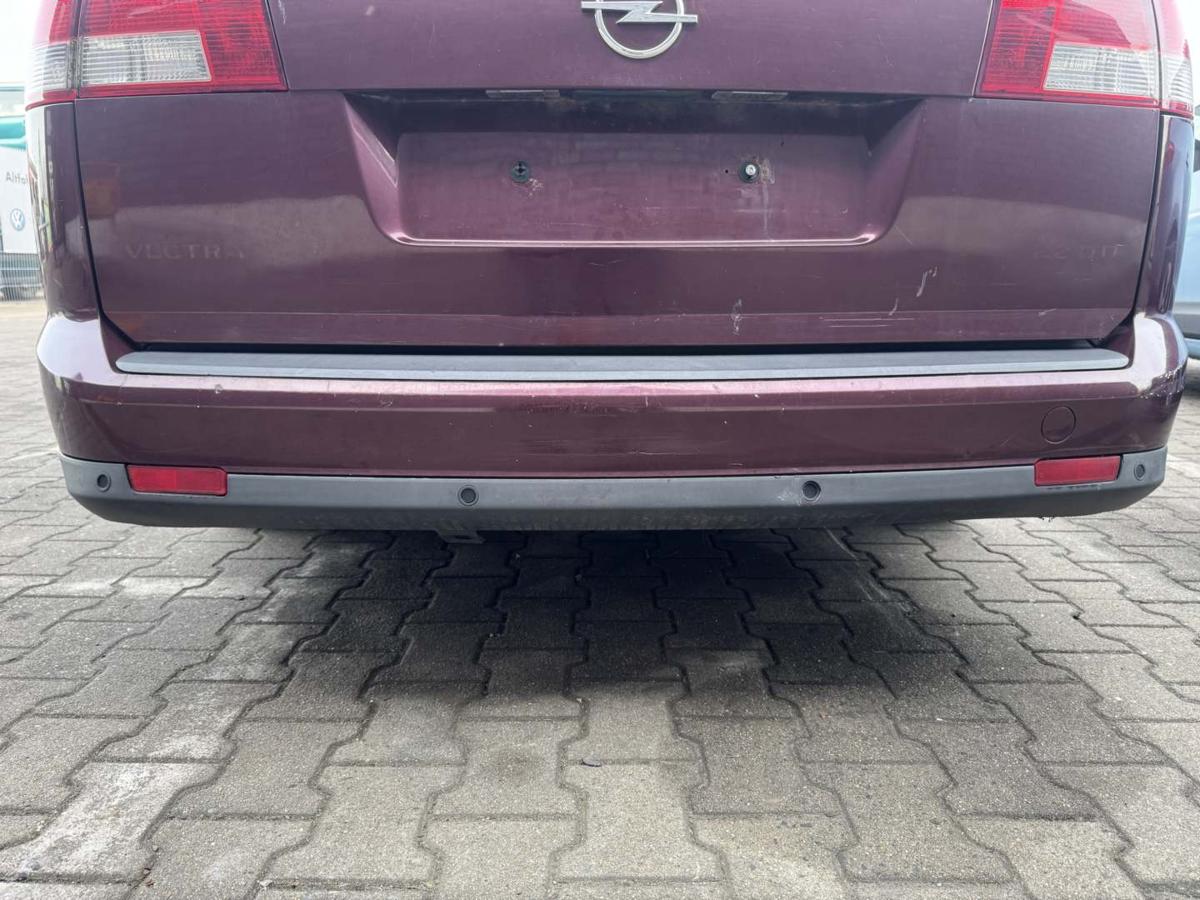 Opel Vectra C original Sto&szlig;stange Stossf&auml;nger hinten Z594 Rubinrot Kombi Caravan Bj.2005